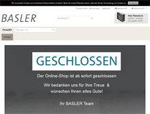Tablet Screenshot of basler-fashion.de
